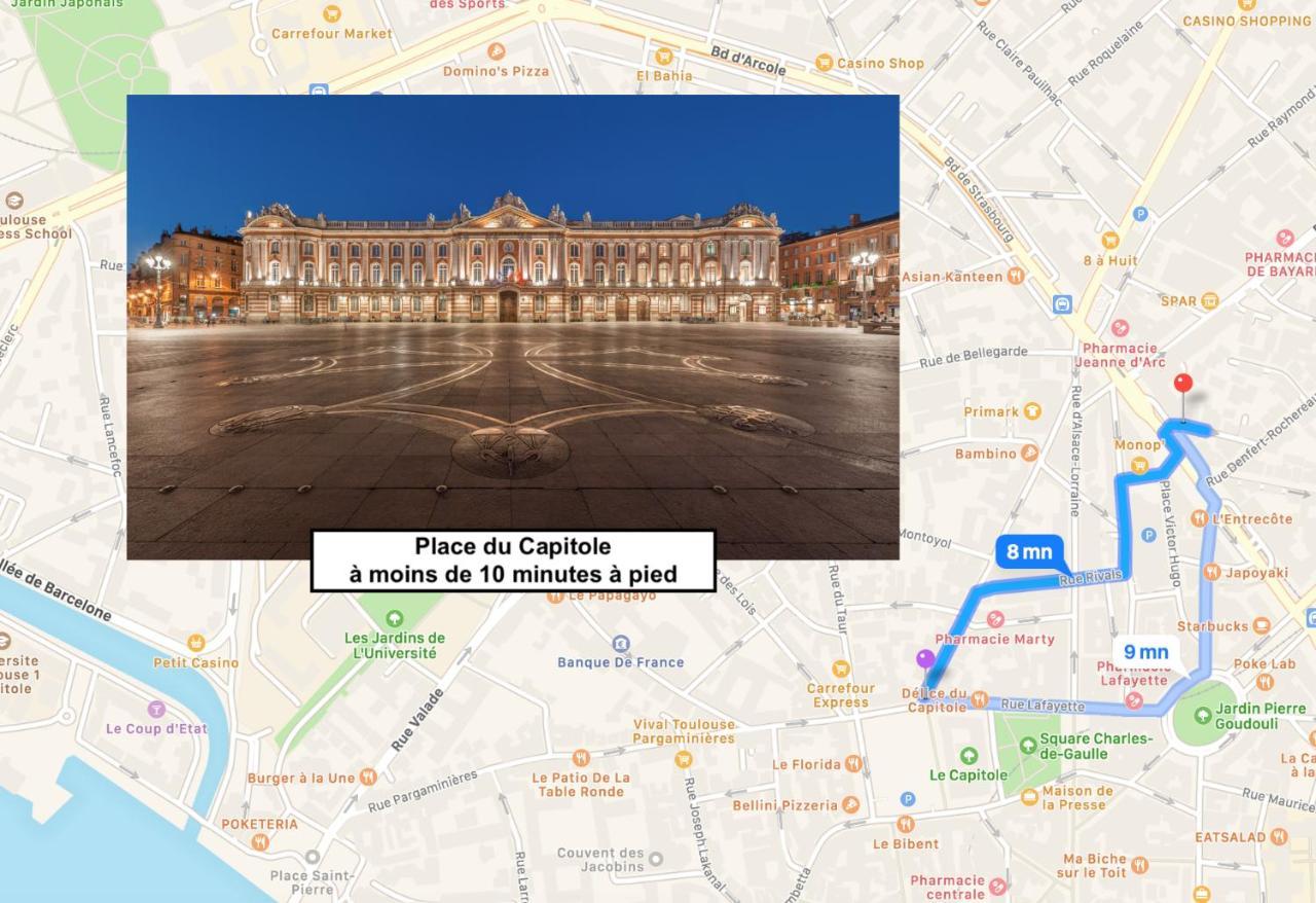 Le Victor Hugo - Studio Avec Parking # Hypercentre Lejlighed Toulouse Eksteriør billede