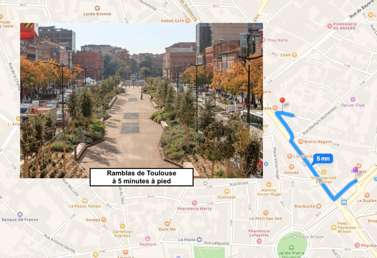 Le Victor Hugo - Studio Avec Parking # Hypercentre Lejlighed Toulouse Eksteriør billede