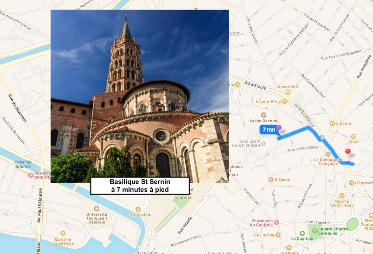 Le Victor Hugo - Studio Avec Parking # Hypercentre Lejlighed Toulouse Eksteriør billede